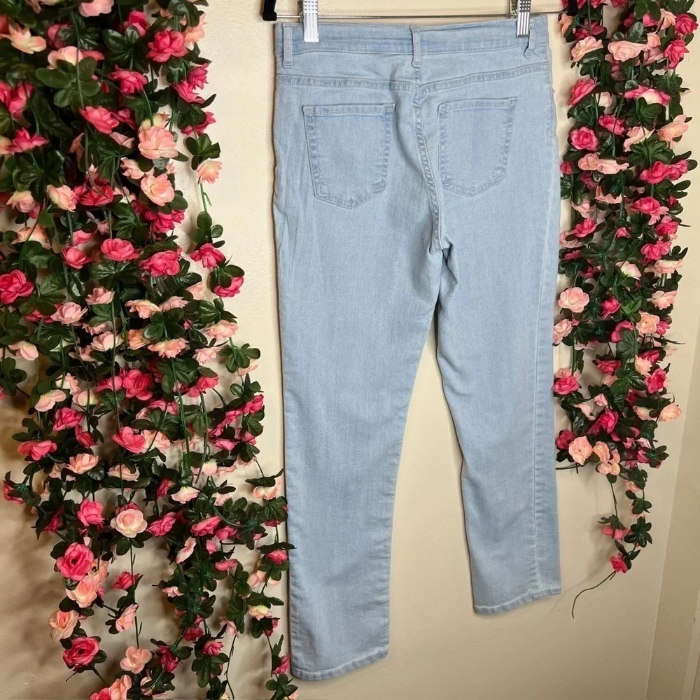 The Children’s Place Light Wash Denim Straight Leg Jeans Girls Casual Comfort 14